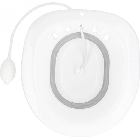 Tragbares, waschbares Bidet für die Wochenbettpflege, faltbarer Toilettensitz zur Linderung von Hämorrhoiden mit integriertem Spülsystem. (1/5)