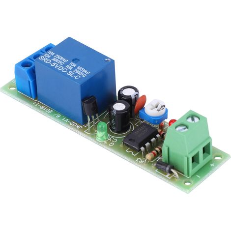 Module relais JK02 DC5V, temporisé, avec voyant lumineux 5S (1/3)