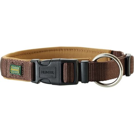Hundehalsband Hunter Neopren Vario Braun 30-35 cm