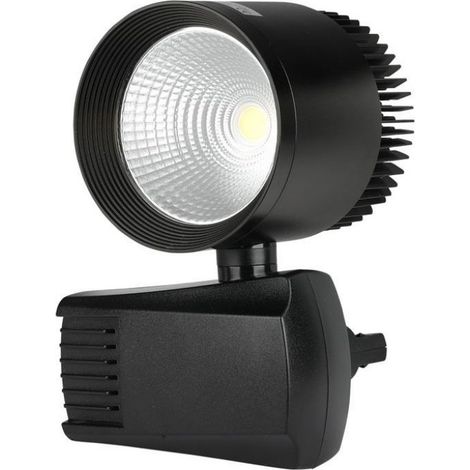 Foco LED COB redondo V-TAC de 40 W, color negro y blanco frío (1/5)