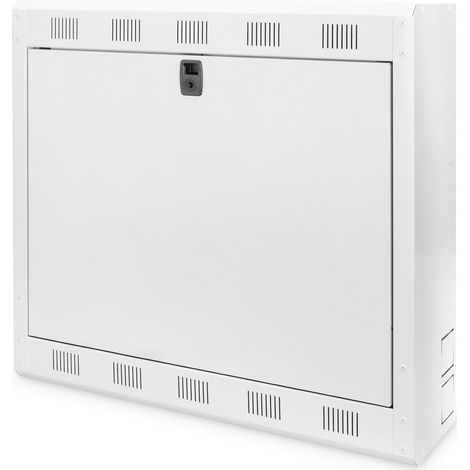 DIGITUS DVR NVR alloggiamento per montaggio a parete - profilo 2U 19" - piastra di montaggio (incl. 1U 19") - staffa per monitor 12" - grigio chiaro (1/4)