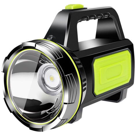 Lampe Torche LED Rechargeable Ultra Puissante - 13500 Lumens, Étanche, avec Lumière Latérale pour Camping et Urgences (1/5)
