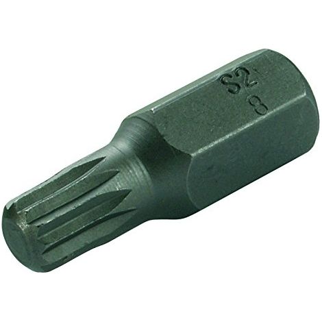 Bit Länge 30 mm Antrieb Außensechskant 10 mm (3/8") Innenvielzahn (für XZN) M8