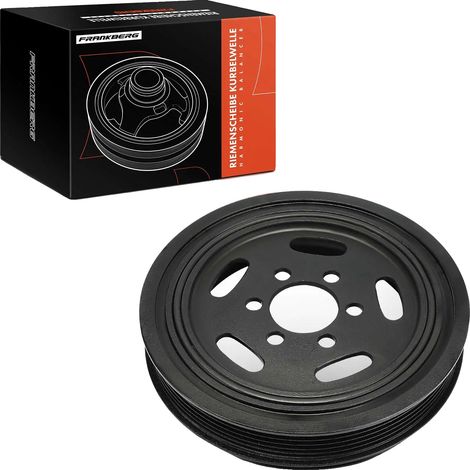 Puleggia albero motore, diametro 166 mm, larghezza 27,5 mm, quantità tipica 6PK, 6 scanalature, livello di vibrazione 0 (1/5)