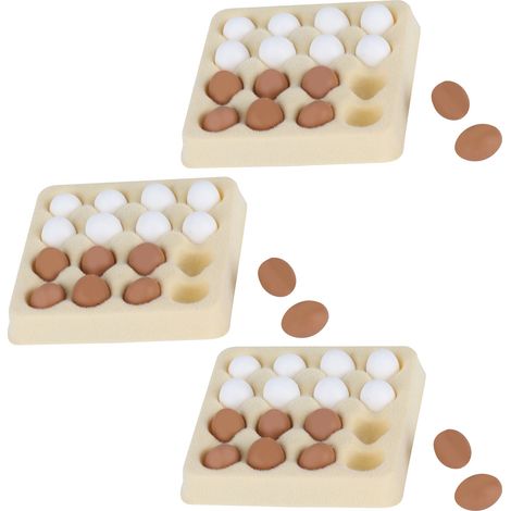 Œuf miniature réaliste pour maison de poupée (échelle 1:12), modèle d'œuf miniature mignon pour décorer une scène de cuisine. (1/5)