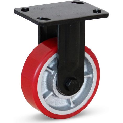 Roue fixe extra lourde - MESO - PU - 150mm - 1000kg (1/2)