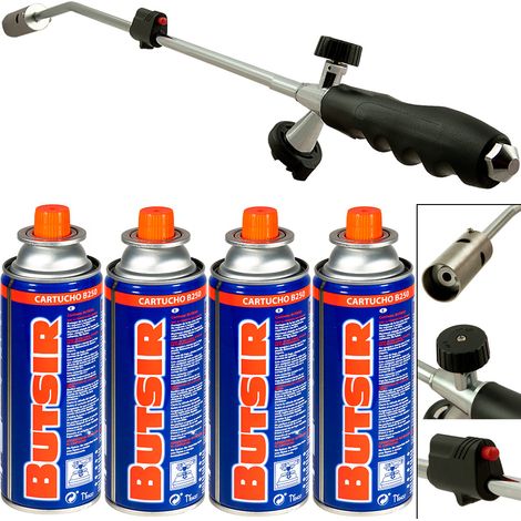 Unkrautbrenner Gasbrenner Piezo Zündung Unkrautvernichter Brenner Abflammgerät