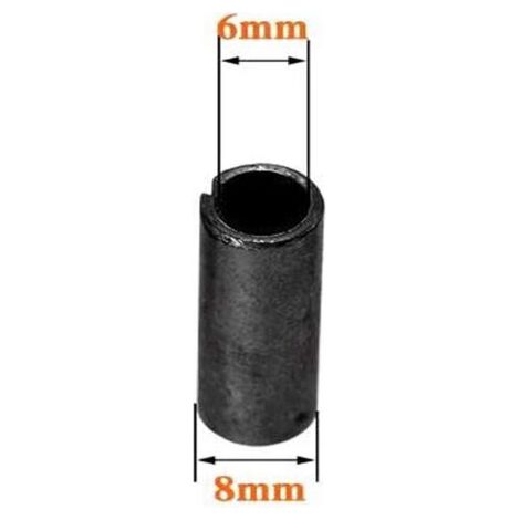 BUNTHAUS 2 Stück Hülsen, Innendurchmesser (d) 6 mm, Durchmesser (D) 8 mm, L 26 mm, Fräser-Spannzangenfutter-Ersatzkonverter-Fräseradapter für Graviermaschinen (1/5)