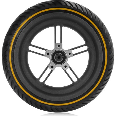 Pneu arrière en caoutchouc nid d'abeille pour trottinette électrique Xiaomi M365, 1s, Lite, jaune, remplacement de roue (1/5)