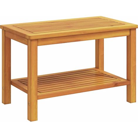 Table basse,Table d'appoint,Table de Salon Marron 70 x 40 x 45 cm Bois d'acacia massif CFW66120 (1/5)