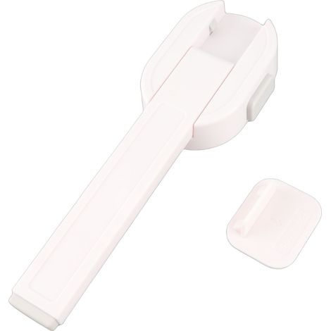 Verrou de sécurité pour siège de toilette bébé, facile à installer et compatible avec tous les animaux domestiques. (1/5)
