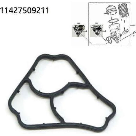 Joint de boîtier de filtre à huile compatible avec Mini Cooper R50 R52 R53 (réf. 11427509211). Joint en caoutchouc pour boîtier de filtre à huile. Pièces de rechange automobiles s2.