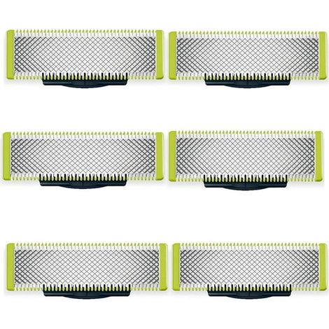 6 Lames de Rechange pour Rasoir Philips OneBlade, Compatibles avec OneBlade, Pack de 6 (1/4)