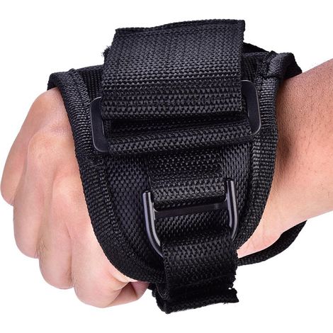 Lampe de plongée portable robuste, support de lampe torche noir pour gants d'équipement sous-marin (1/5)