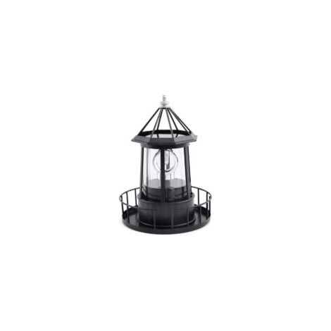 LED Lampe de Phare rotative Solaire, Lanterne de décoration extérieure de jardin (1/5)