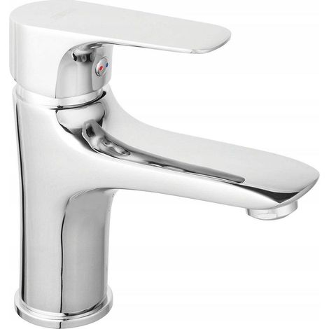 Ferro Tiga VerdeLine grifo lavabo cromado diseño redondo (1/3)
