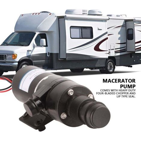 Self-Priming Grinder Garbage Pump Garbage Disposal Dry Protection for Boat Marine Yacht (1/4)