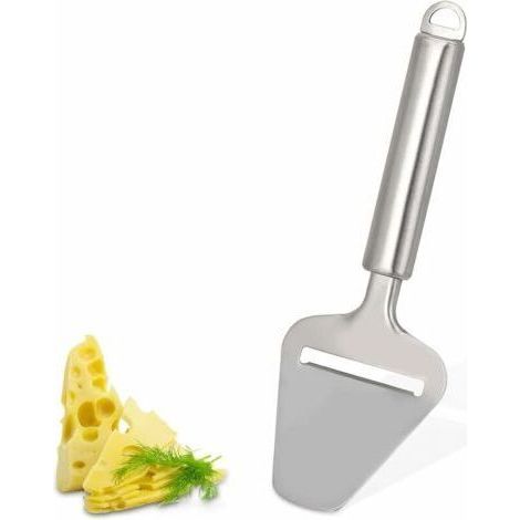 Coupe-fromage, coupe-fromage avec manche long pour bloc et fromage à pâte dure, acier inoxydable (1/5)