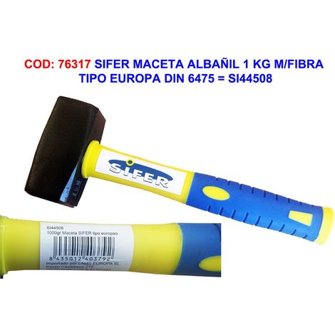 SIFER POT ALBAIL 1 KG M/FIBRE TYPE EUROPÉEN DIN 6475 SI 44508