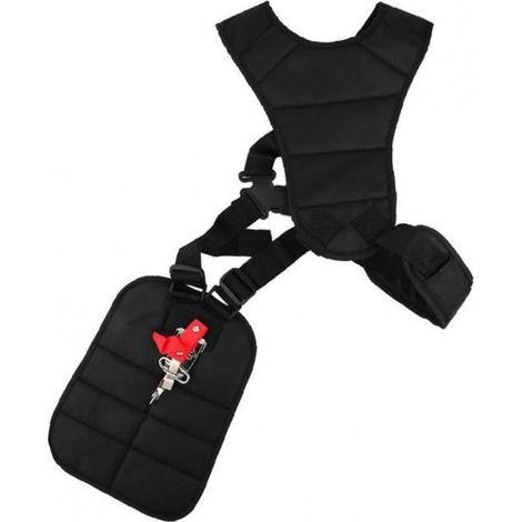 Verstellbarer Rückengurt für Rasenmäher, aus strapazierfähigem Nylon, bequem mit Schultergurt für Trimmer. (1/4)