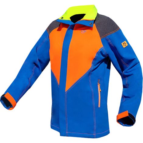 Chaqueta de trabajo técnica 100% elástica pirineo azul/naranja/verde PATTONES ROBERT'S L