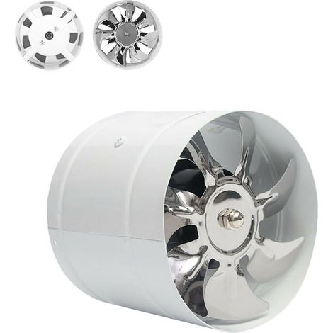 Ventilateur De Canalisations - 254 mm - 1240 M3/H - Pour Système CVC - Silencieux - Pour Tentures De Culture Chambres Humides Cuisines Sous-sols - 1 Pièce (1/5)
