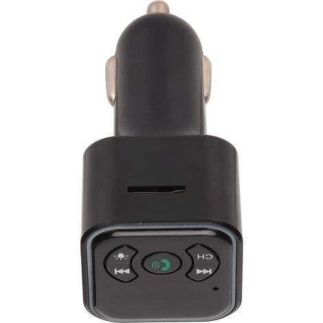 Émetteur FM Bluetooth Voiture - Kit Mains Libres, Adaptateur Audio sans Fil et Lecteur MP3 pour Autoradio