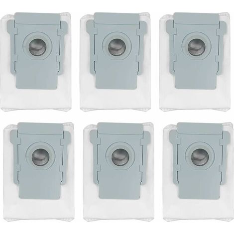6 Pièces Sacs à Poussière Pour Aspirateur iRobot Roomba i3 i3+ i4+ i7 i7+ J7+ S9 S9+ Clean Base Sac à Poussière de Rechange pour élimination Automatique de la Saleté - Station d'aspiration automatique (1/5)