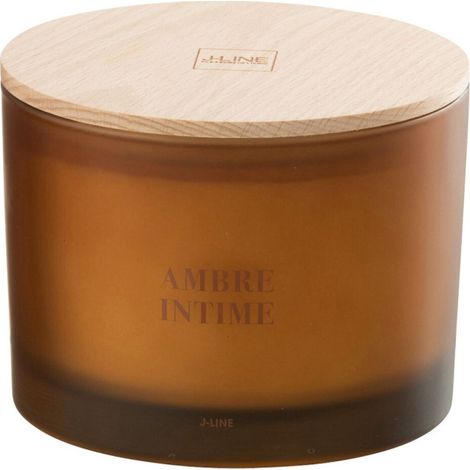 Bougie Parfumée "Accords Essentiels" 10cm Ambre Intime (1/5)
