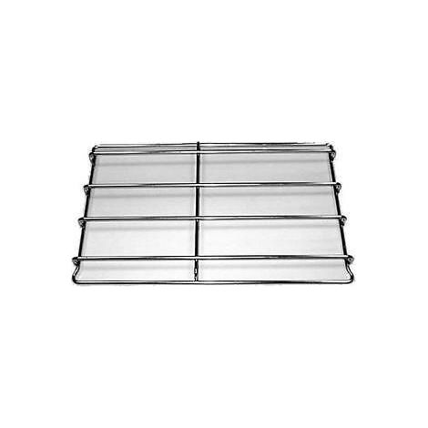 GRIGLIA PER CUCINA A GAS SALVARANI 2 FUOCHI CROMATA INOX F 4607