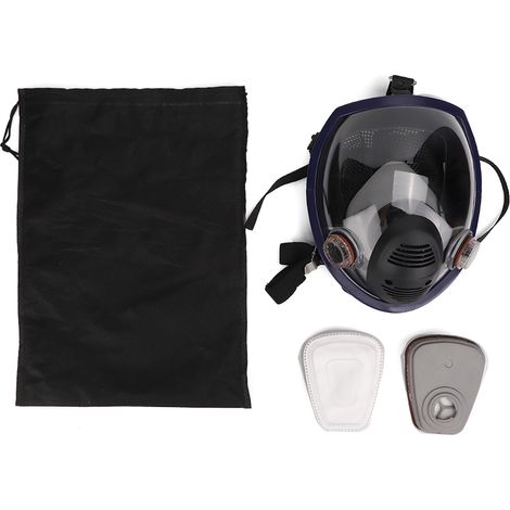 Masque de protection anti-poussière ajusté pour peinture et soudure, filtre étanche intégré. (1/5)