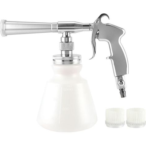 Ergonomic 6.2-9.5 kg High-Pressure Cleaning Gun for Car Interiors (Silver) (1/5)