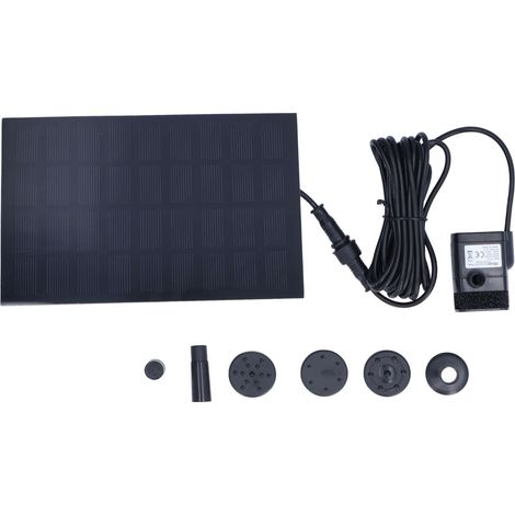Pompe à eau solaire flottante pour fontaine, 9V 1.8W, monocristallin sans balais (1/5)
