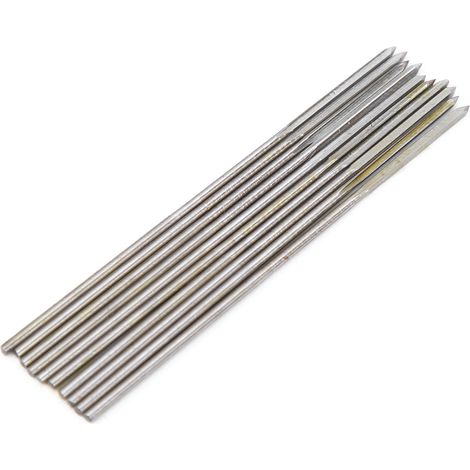 Jeu de 10 alésoirs à mandrin en acier rapide à goujures droites, outil de coupe pour machines, 1,1 mm (1/5)