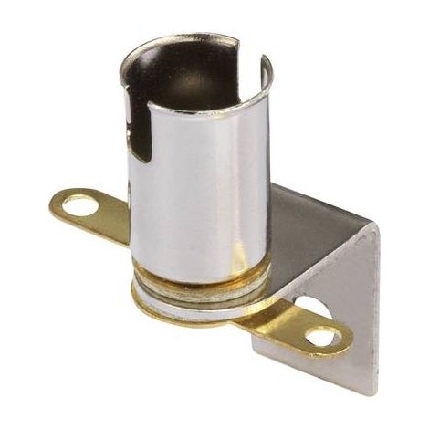TRU COMPONENTS 1229342 Support d'ampoule Culot (mini-lampes): BA9s Connexion: cosses à souder 1 pc(s (1/2)