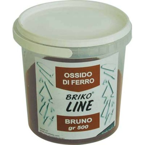 OSSIDO SINTETICO BRIKO LINE - MARRONE GR 500 - 6 pezzi