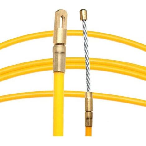 Tire-fil en nylon, 6 mm de diamètre et 30 m de longueur, adapté aux fils en fibre de verre, aux poteaux de câbles, aux tire-fils d'électricien, aux tire-fils et aux conduits. (1/4)