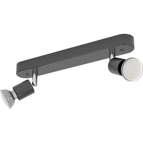 Plafonnier, 2 spots orientables, lampe de plafond pour (1/5)