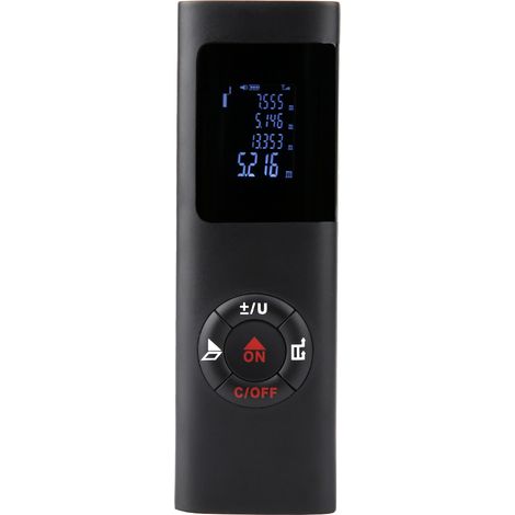 Télémètre laser portable JQ40, mini-mesureur de distance, de surface et de volume, portée 40 m (1/5)