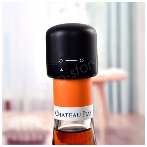 STOPPER : Bouchon Hermétique pour Bouteille de Vin ou Champagne (1/5)