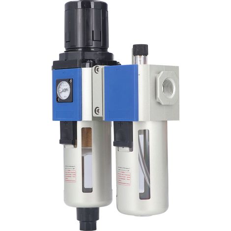 Filtre régulateur lubricateur air comprimé combo 3 en 1 séparateur eau huile 2 unités GFC400-15 (1/5)