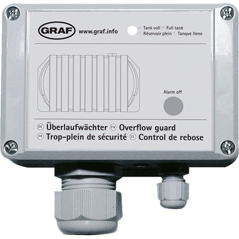 GARANTIA alarma de desbordamiento digital a pilas