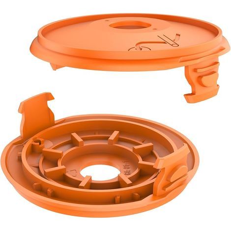 Lot de 2 couvercles de bobine de tondeuse compatibles avec Gardena EasyCut 400 Art.8846, ComfortCut450 Art.8847, PowerCut Art.8848, SmallCut 300/23 Art.9805 (1/5)