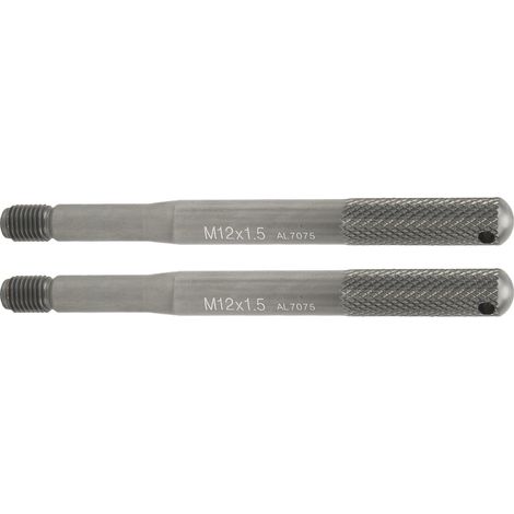 Paire de goupilles de centrage pour géométrie de roue, acier trempé résistant à l'usure, durables et antirouille, goujon pilote de jante pour voiture M12x1.5 (1/5)