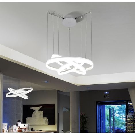 Leds-C4 GROK - Grand plafonnier LED intégré blanc (1/5)