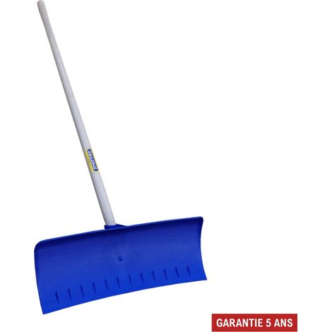 Empujador de nieve de 62 cm – fibra de vidrio – mango en forma de manzana de 130 cm – ultrarresistente OUTILS PERRIN