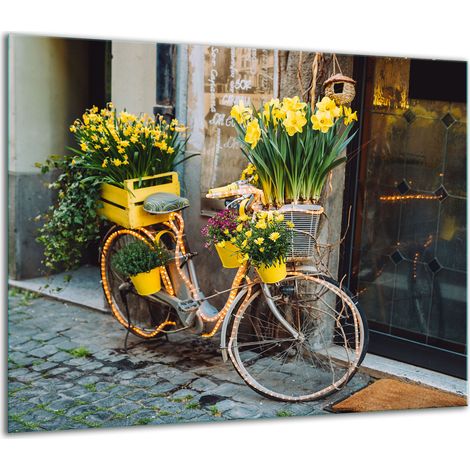 PLAQUE DE PROTECTION EN VERRE POUR CUISINIÈRE 60x52 VÉLO (1/5)