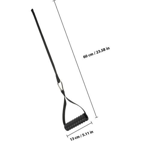 Poignées de fitness en nylon pour l'entraînement à domicile, musculation, matériau TPR, poignées ergonomiques, 1 paire (1/4)