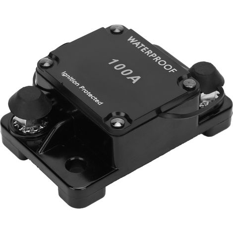Disjoncteur à réarmement automatique, porte-fusible étanche, interrupteur automatique 12-24 V CC HT-608100A (1/5)