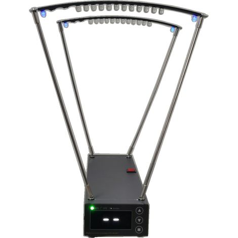 Instrument de mesure de vitesse de vélocimétrie 0-2000MPS outil de mesure de vitesse d'arc compteur de vitesse professionnel de type auvent en alliage d'aluminium (1/5)